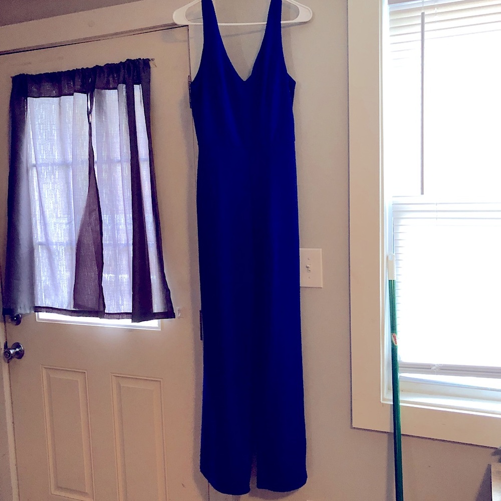 Crystal Sky Royal Blue Jumpsuit - S